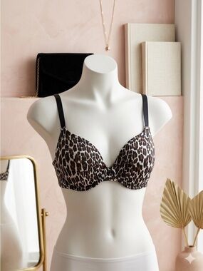 Vanity Fair Lightly‑Lined Bra – Size 36B | Everyday Comfort | Animal‑Print Trend